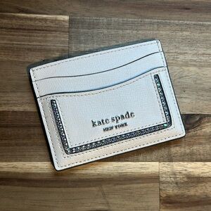 Kate Spade White Card Holder
